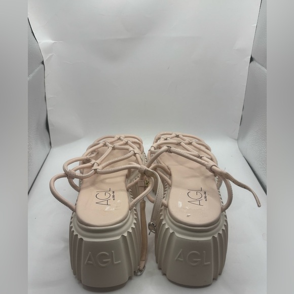 AGL Messy Platform Sandals SZ 10 - Picture 5 of 7